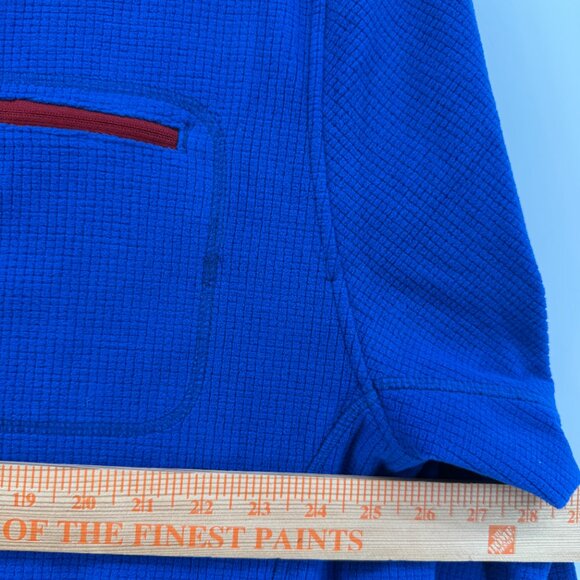 Orvis Trout Bum Fleece Blue Red Full Zipper Size XXL Outdoor Hiking Athletic - Picture 12 of 14